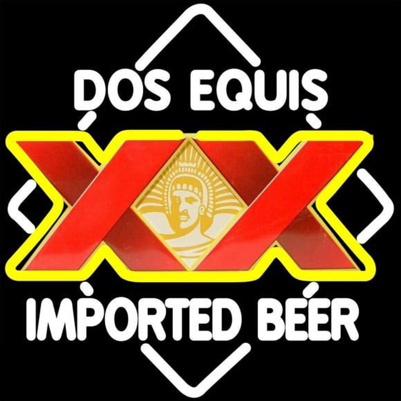 DOS Equis Imported Beer Sign Neontábla