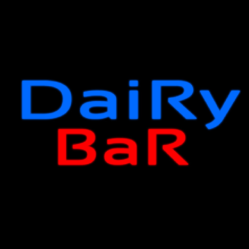 Dairy Bar Neontábla