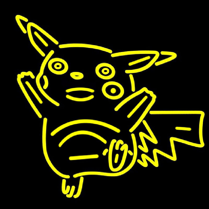 Dancing Pikachu Neontábla