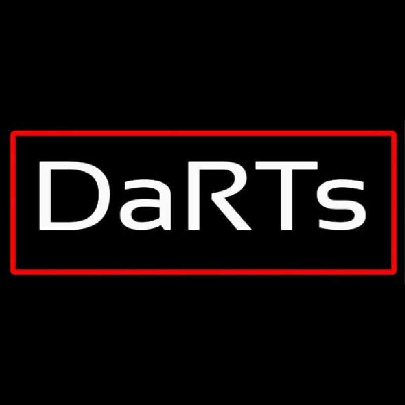 Darts With Red Border Neontábla