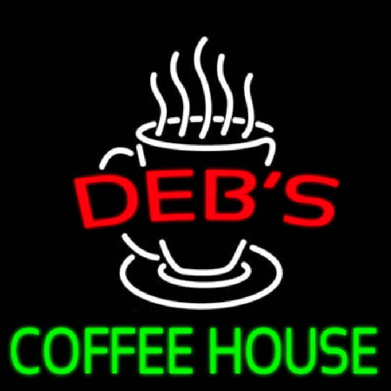 Debs Coffee House Neontábla