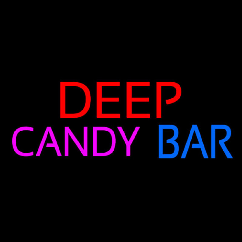 Deep Candy Bars Neontábla