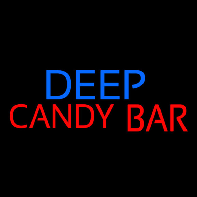 Deep Candy Bars Neontábla