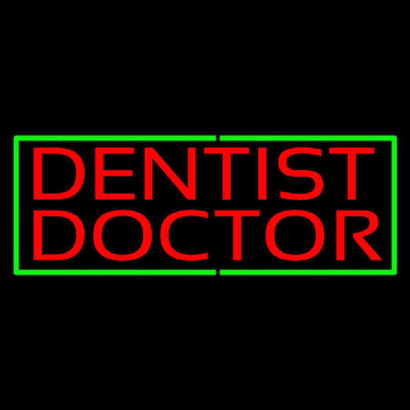 Dentist Doctor Neontábla