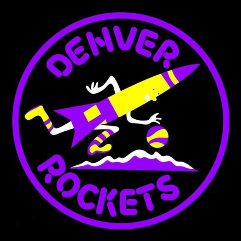 Denver Rockets Neontábla