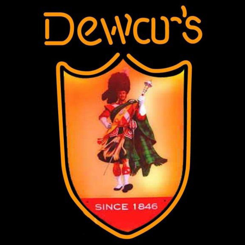 Dewars Scotchman Neontábla