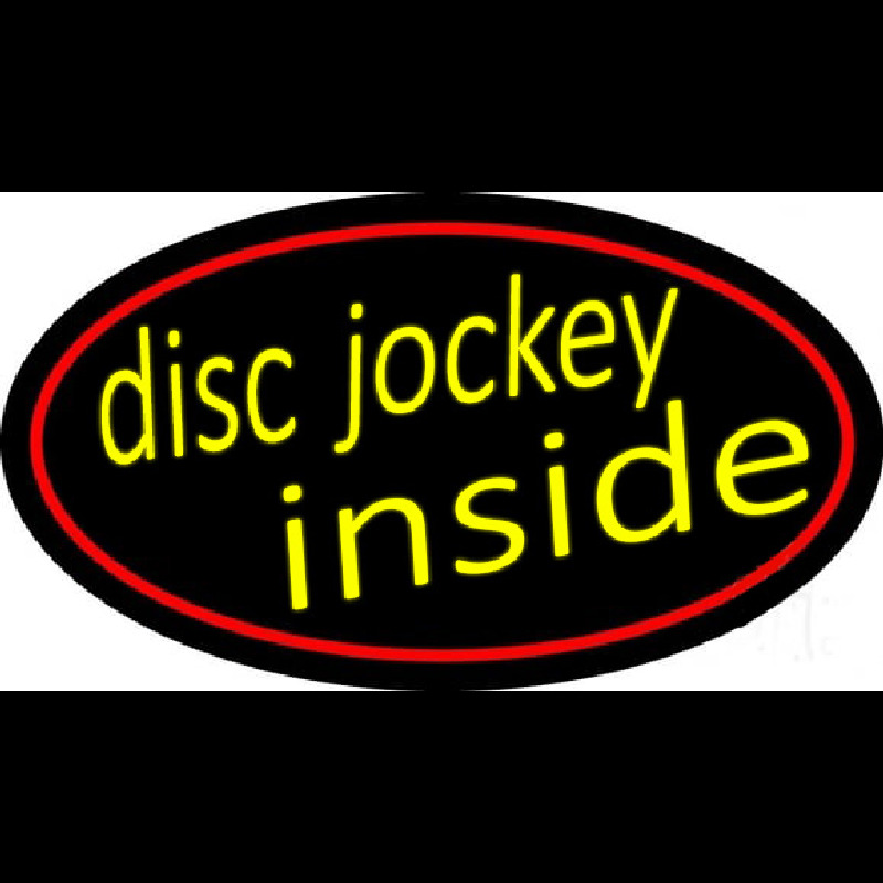 Disc Jockey Inside 2 Neontábla