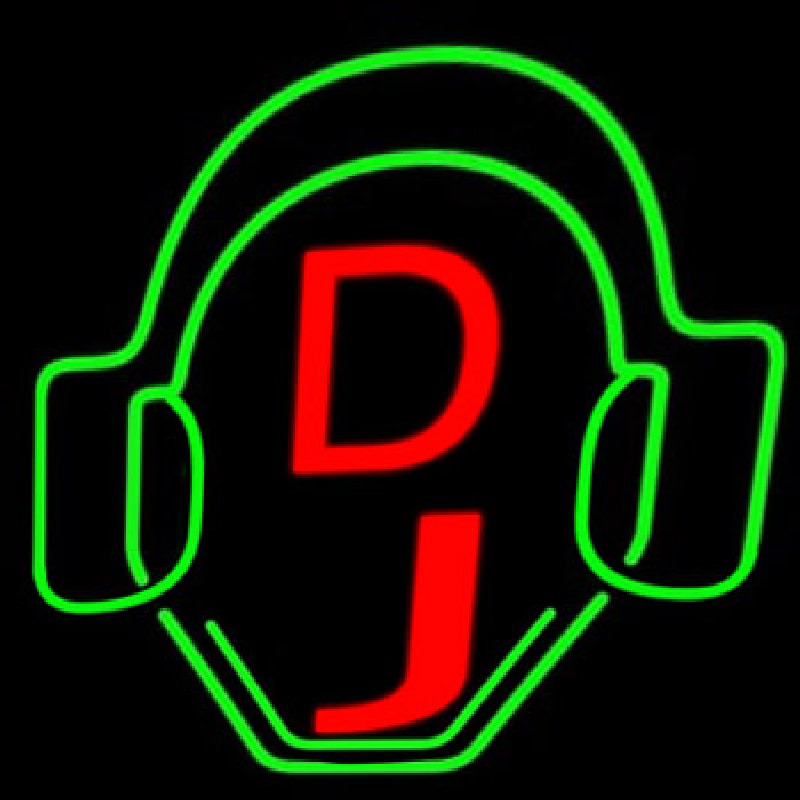 Dj Logo Neontábla