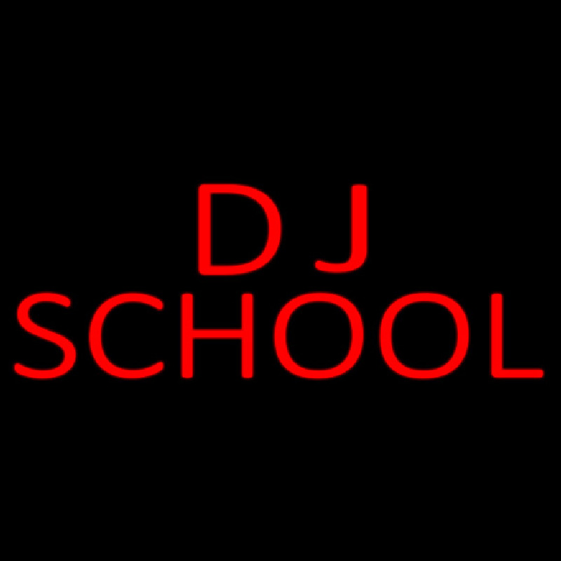 Dj School 1 Neontábla