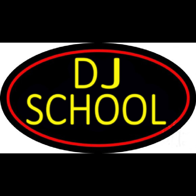 Dj School Neontábla