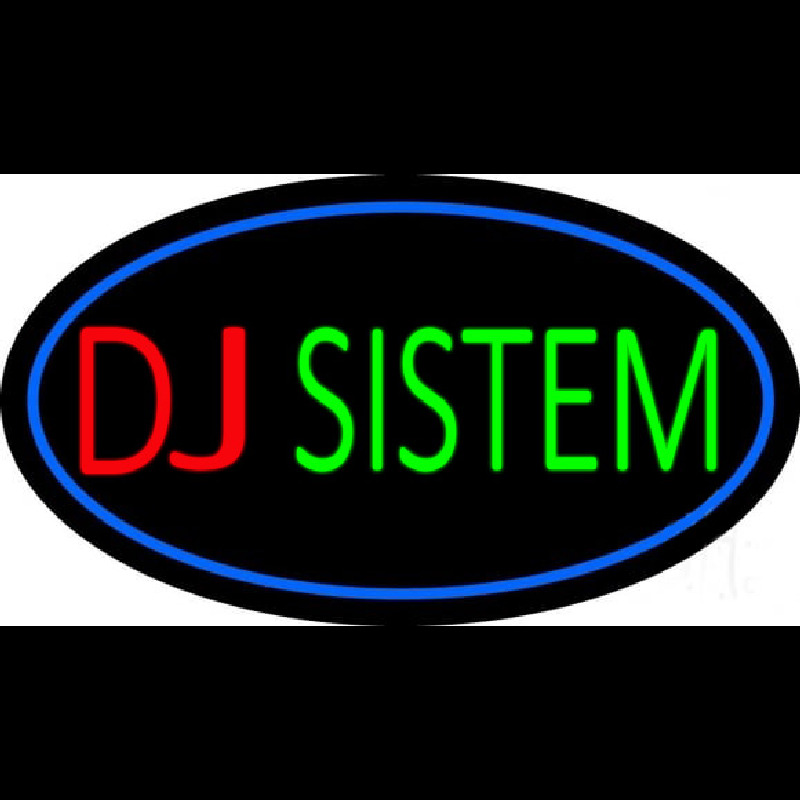 Dj System Block 2 Neontábla