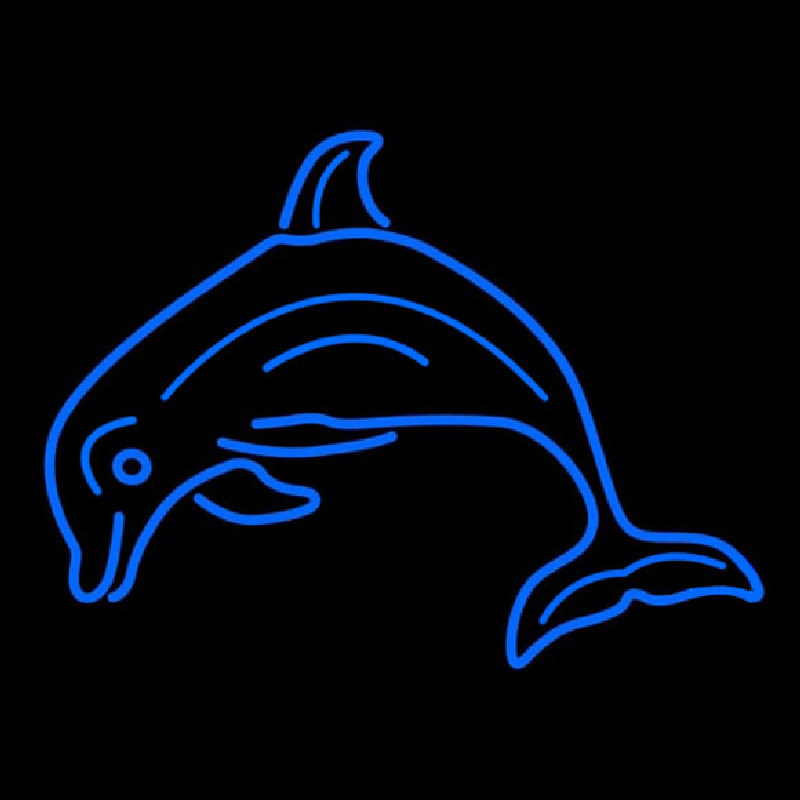 Dolphin Fish Neontábla