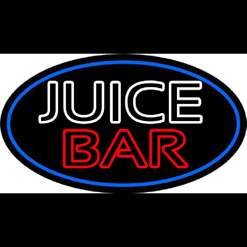 Double Stroke Juice Bar With Grapes Neontábla