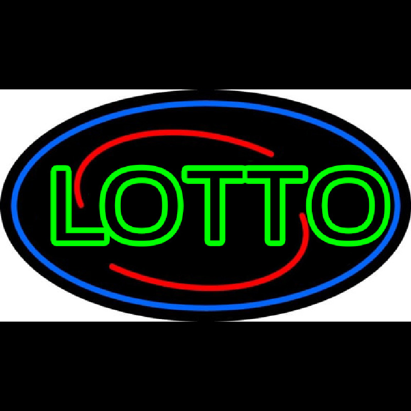 Double Stroke Lotto Neontábla