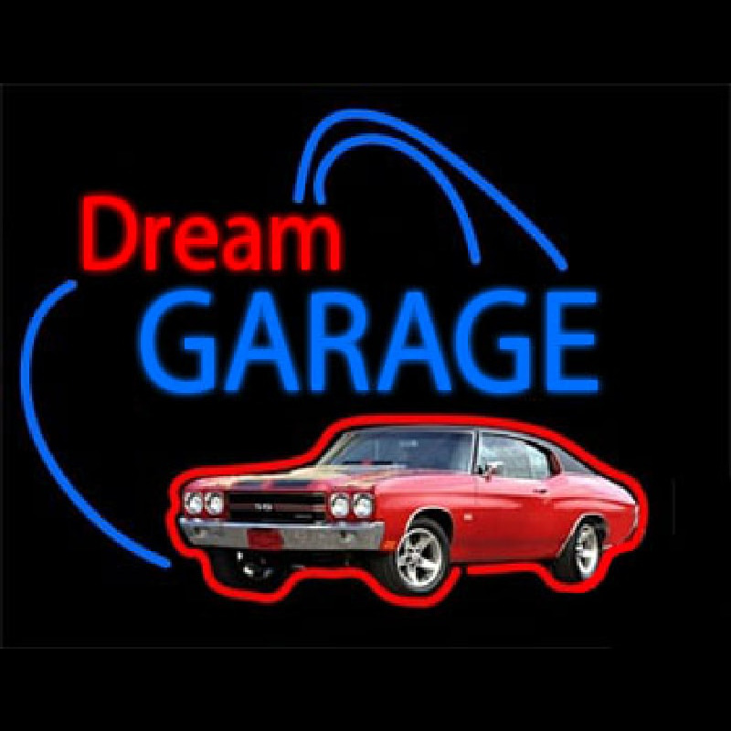 Dream Garage Chevy Chevelle Ss Neontábla