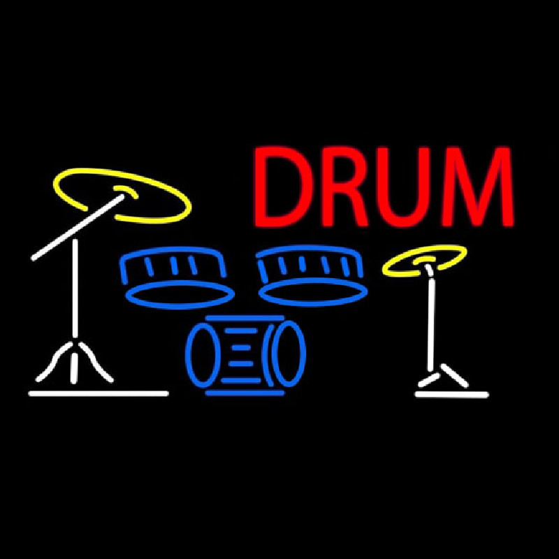 Drum Set 1 Neontábla