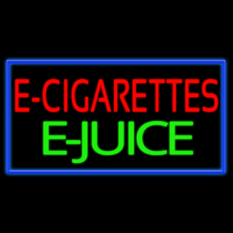 E Cigarettes E Juice Neontábla