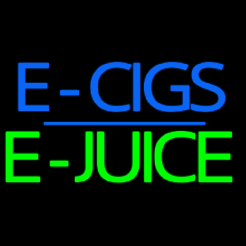 E Cigs E Juice Neontábla