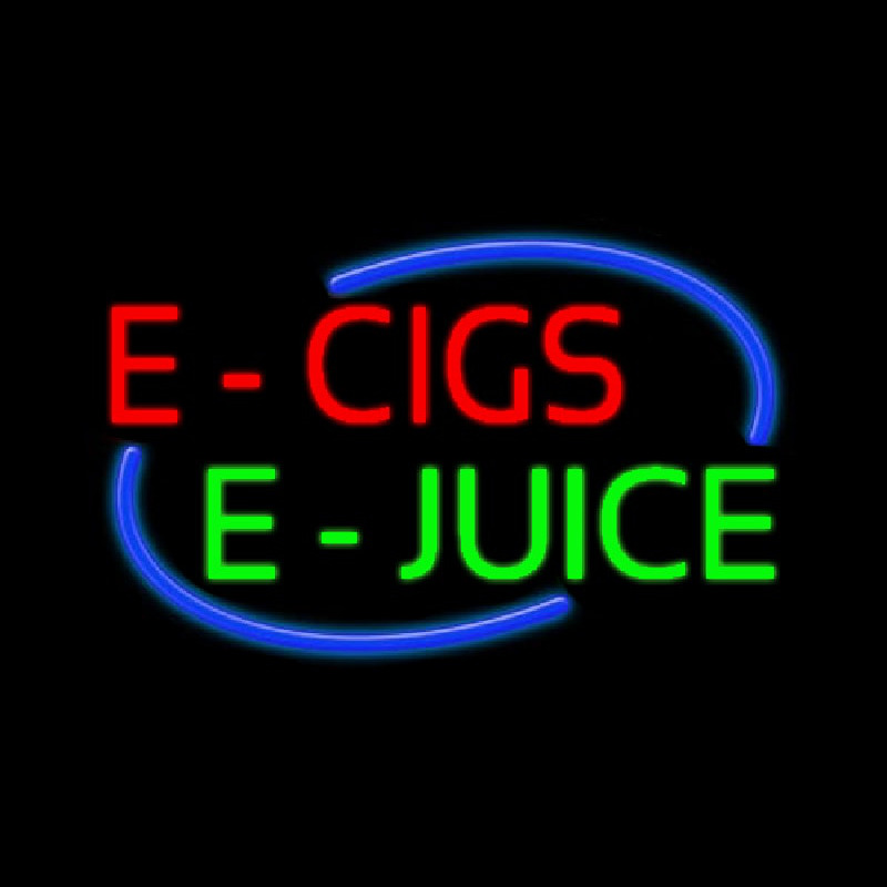 E Cigs E Juice Neontábla