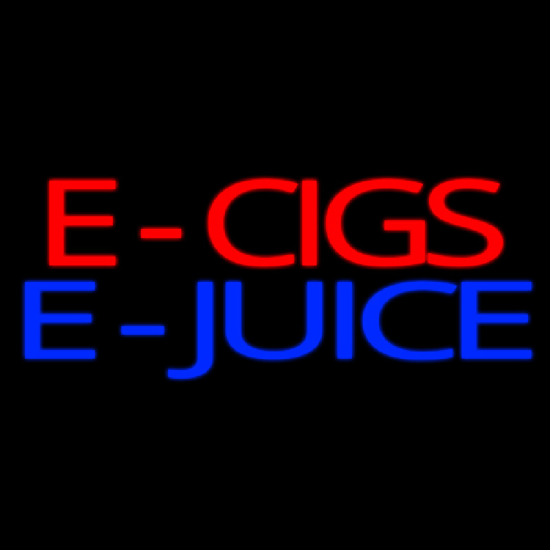 E Cigs E Juice Neontábla