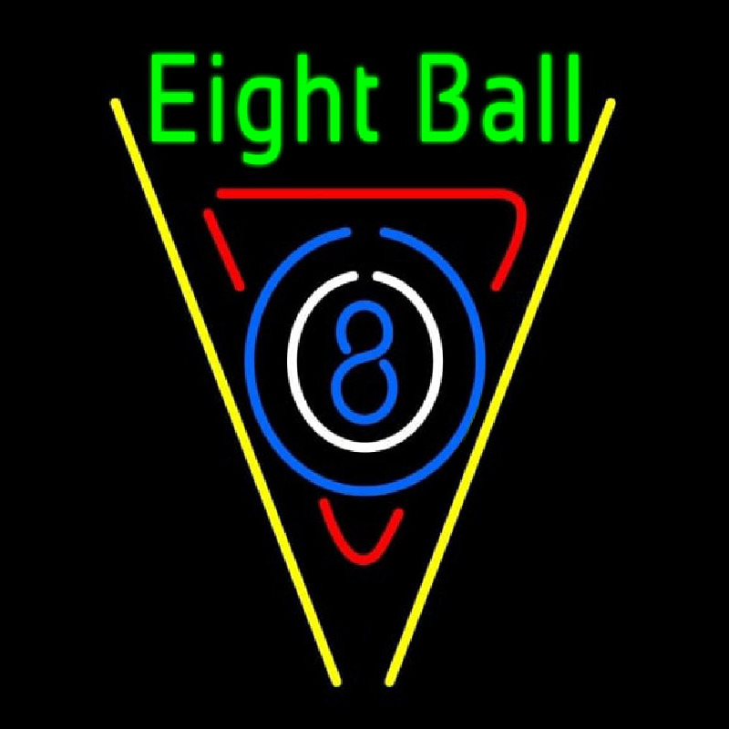 Eight Ball Pool Bar Neontábla