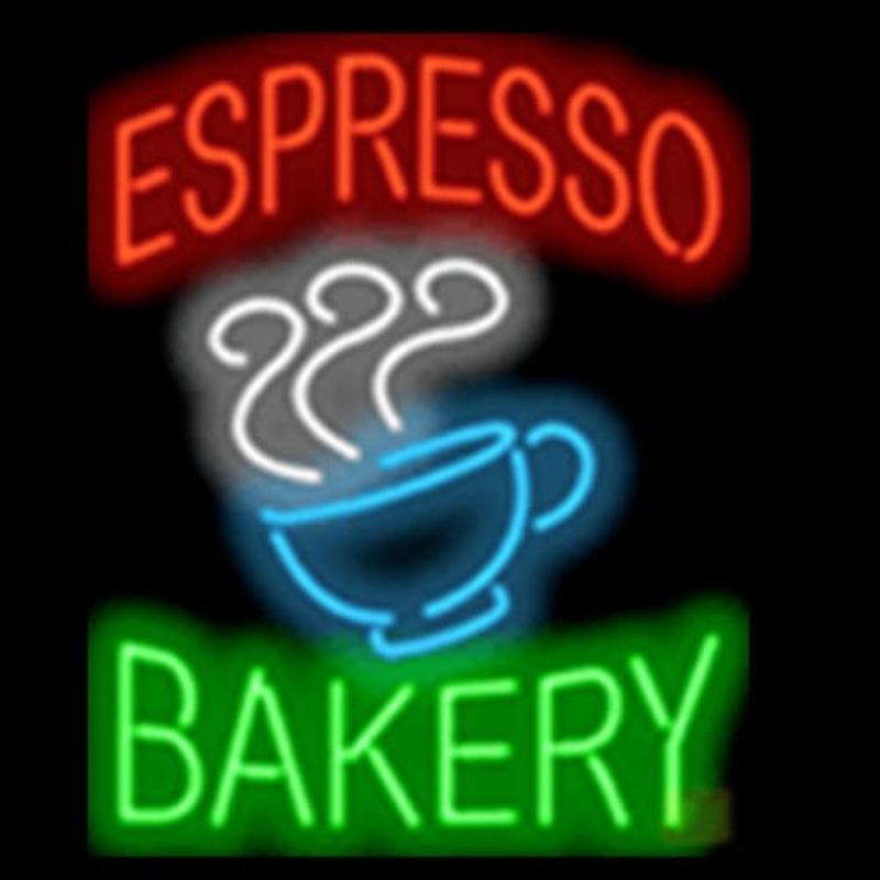 Espresso Bakery Neontábla