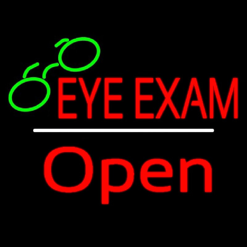 Eye E ams Open White Line Neontábla