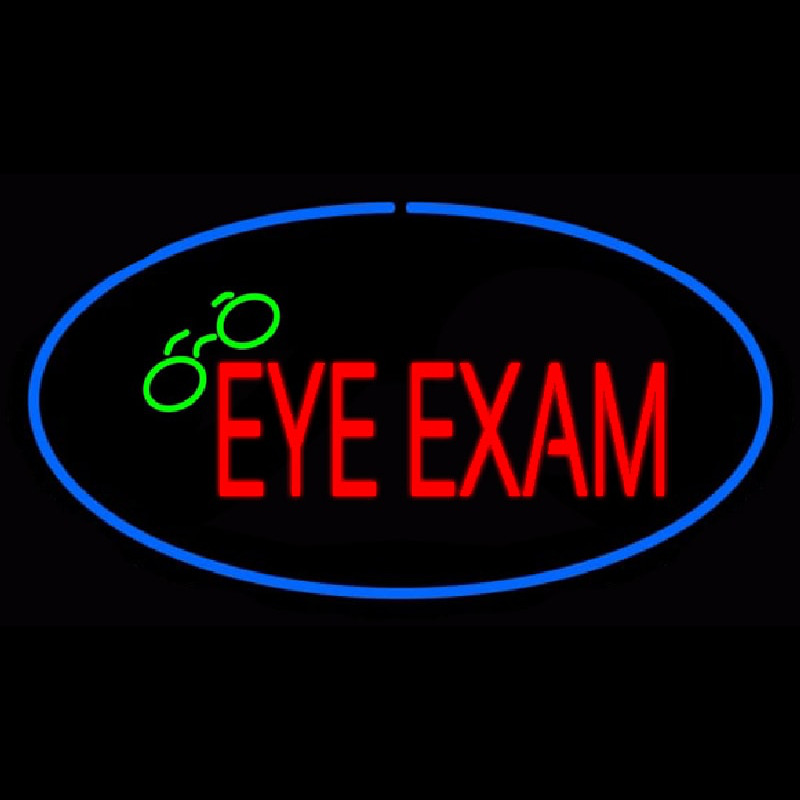 Eye E ams Oval Blue Neontábla