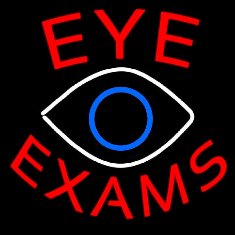 Eye E ams With Eye Logo Neontábla