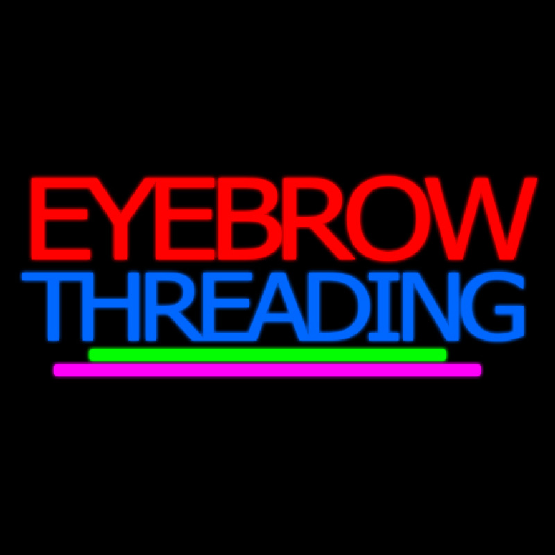 Eyebrow Threading Neontábla