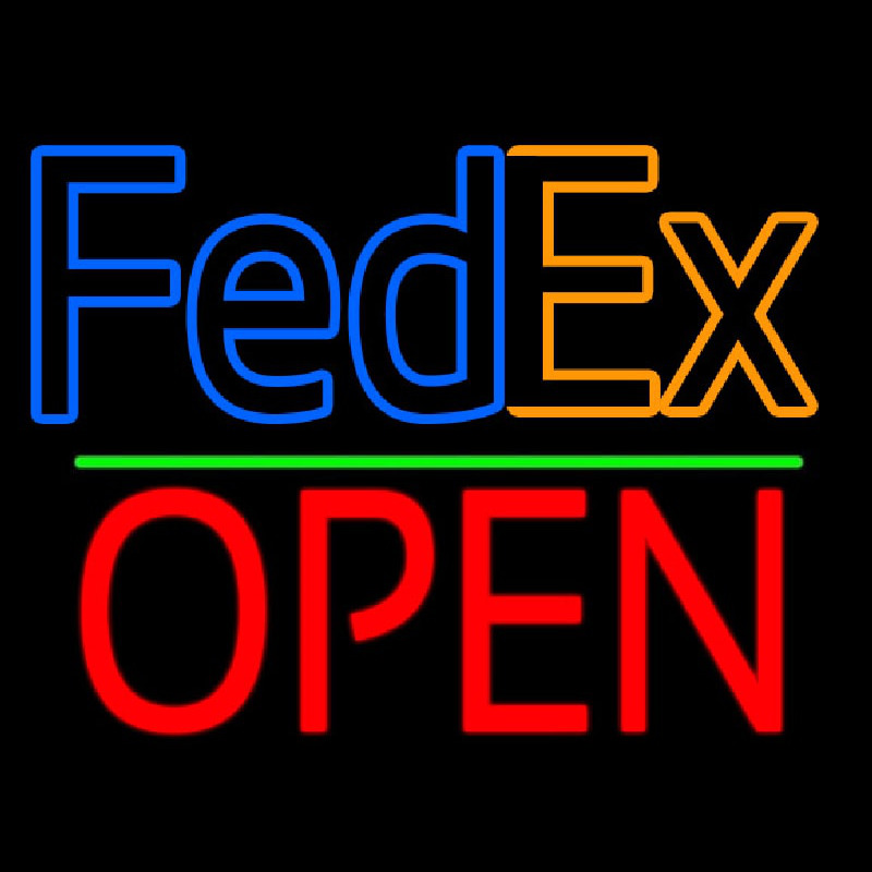 Fede  Logo With Open 1 Neontábla