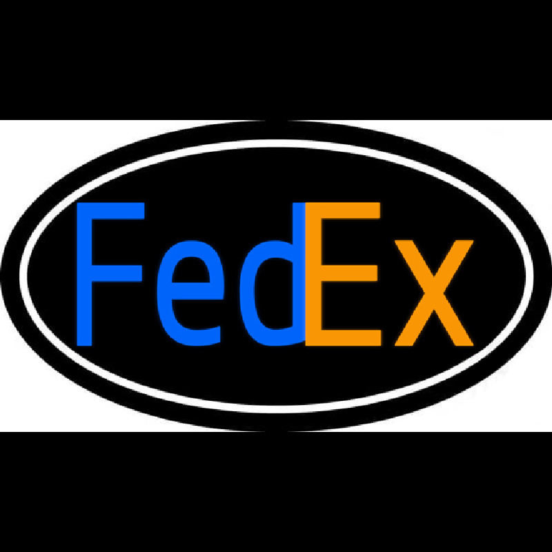 Fede  Logo With Oval Neontábla