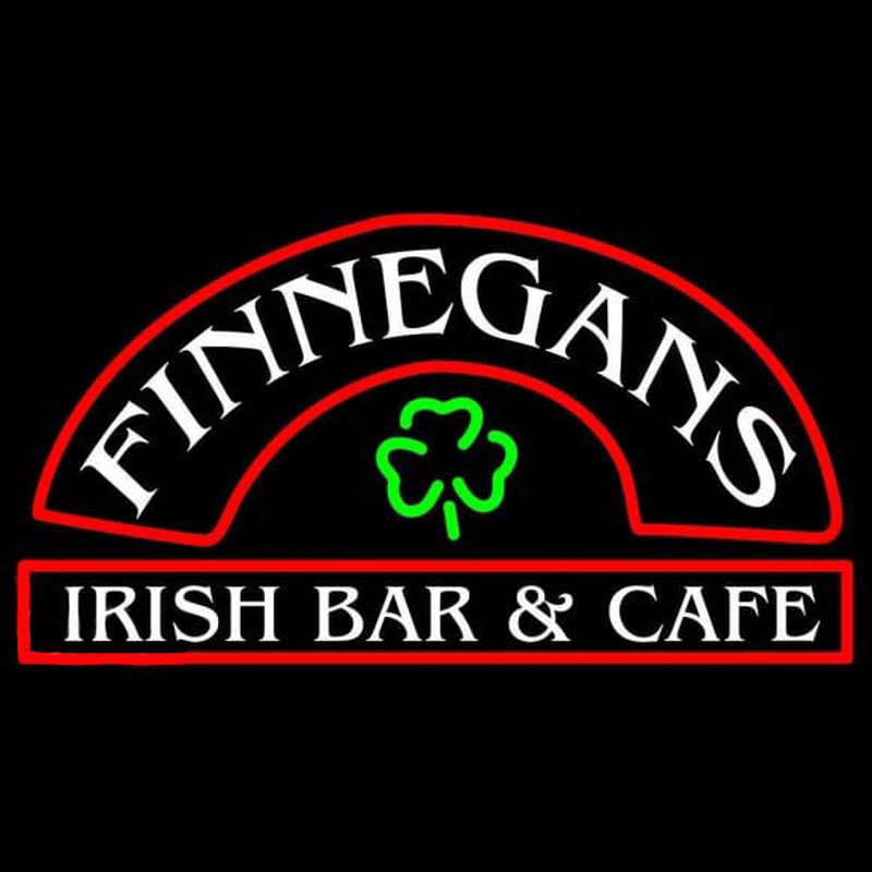 Finnegans Round Te t Beer Sign Neontábla