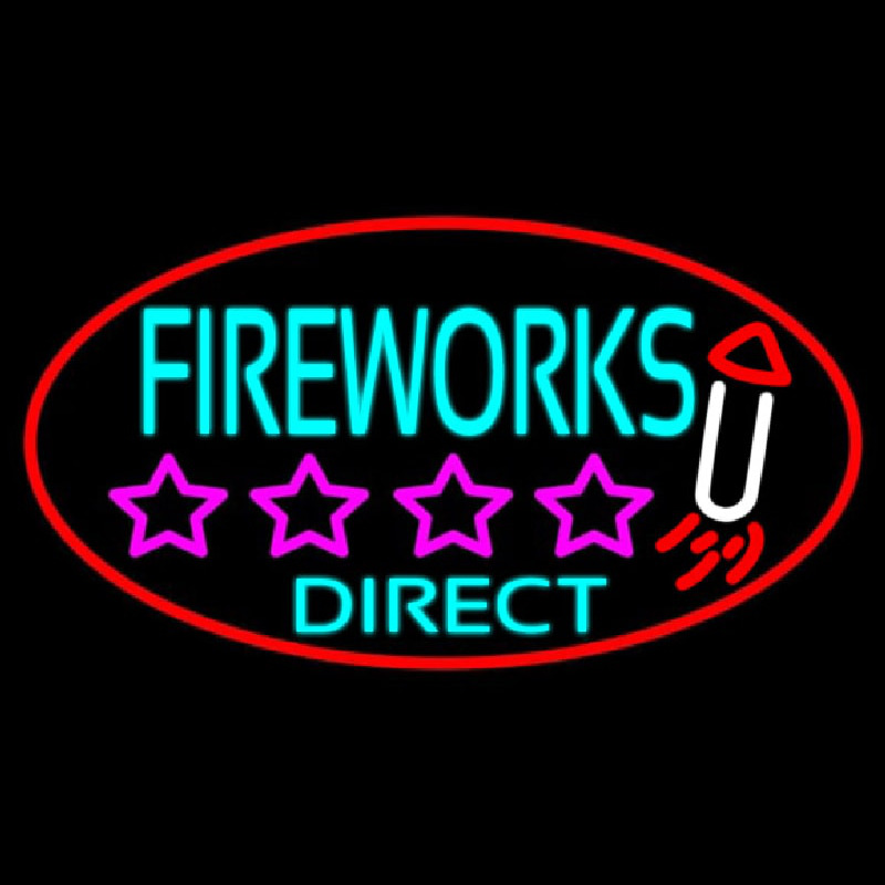 Fire Work Direct 2 Neontábla