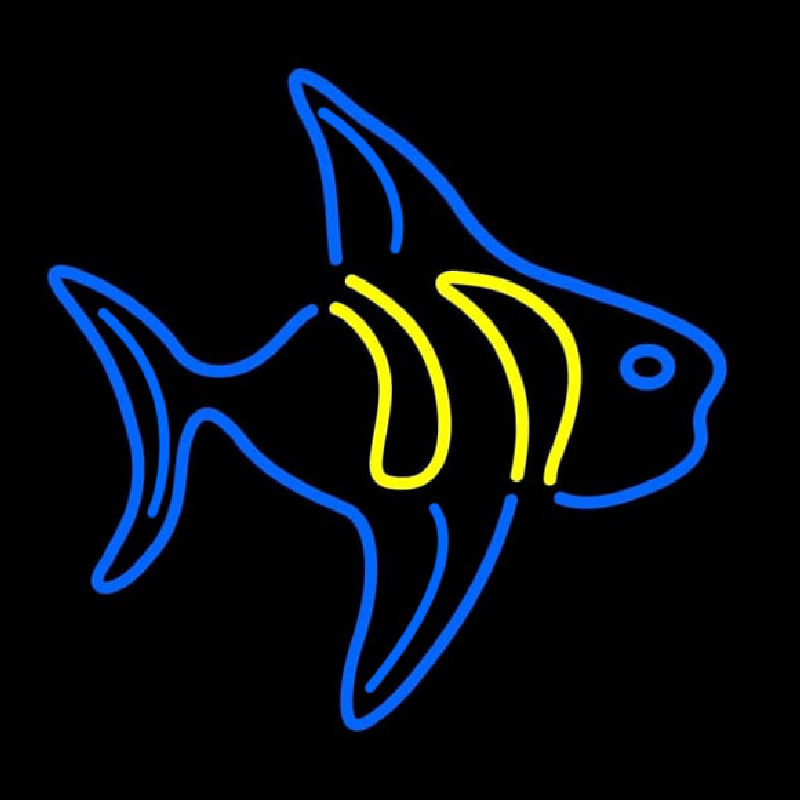 Fish 3 Neontábla