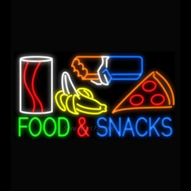 Food and Snacks Neontábla