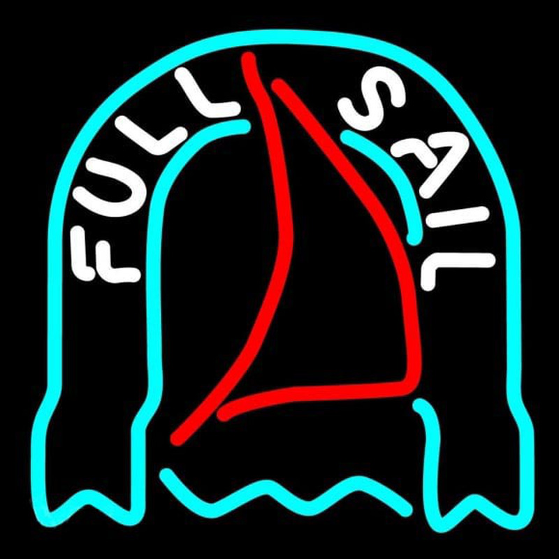 Fosters Full Sail Beer Sign Neontábla