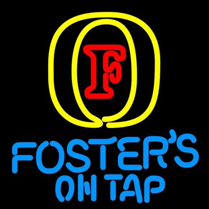 Fosters On Tap Beer Sign Neontábla