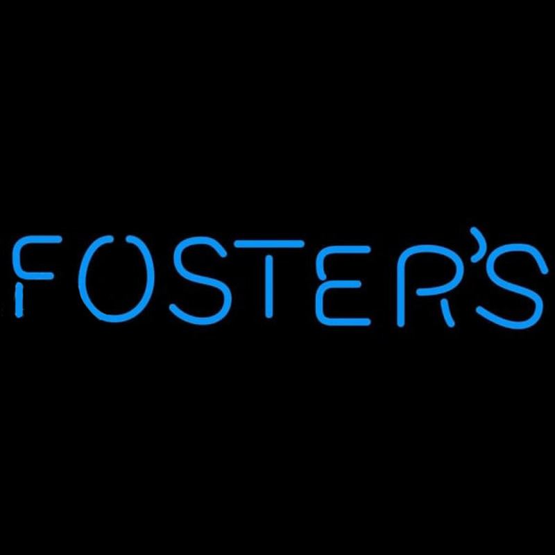 Fosters Word Beer Sign Neontábla
