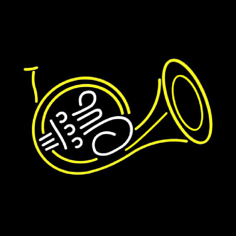 French Horn Neontábla