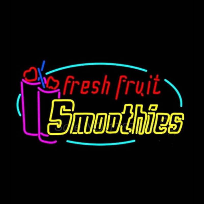 Fresh Fruit Smoothies Neontábla