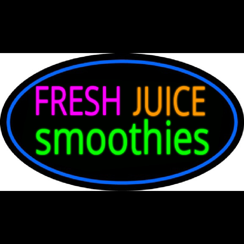 Fresh Juices Smoothies Neontábla