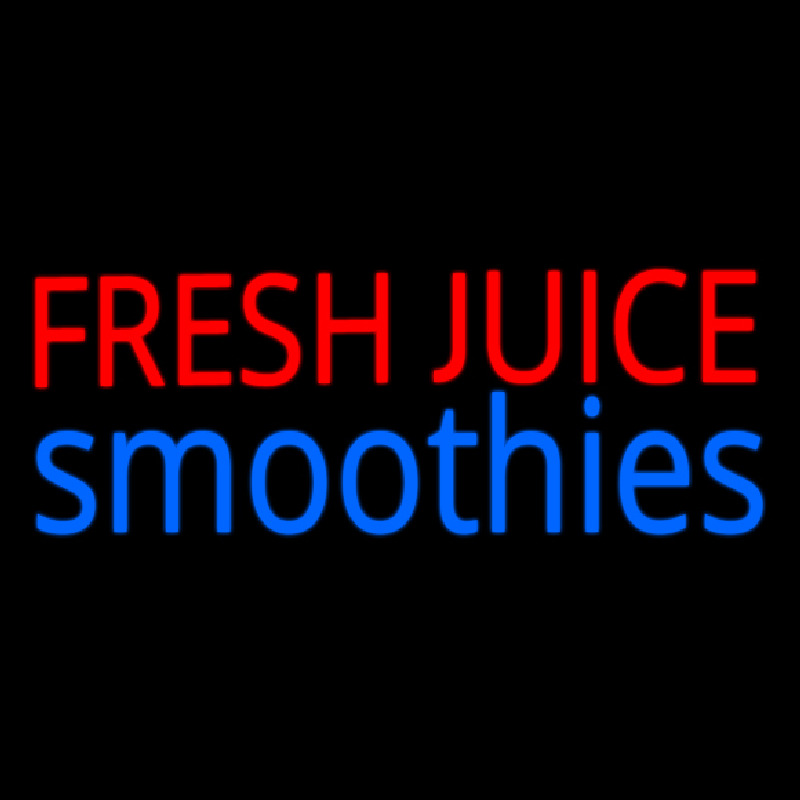 Fresh Juices Smoothies Neontábla