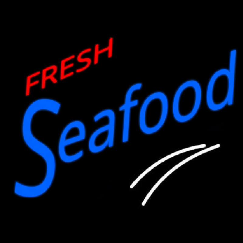 Fresh Seafood  Neontábla