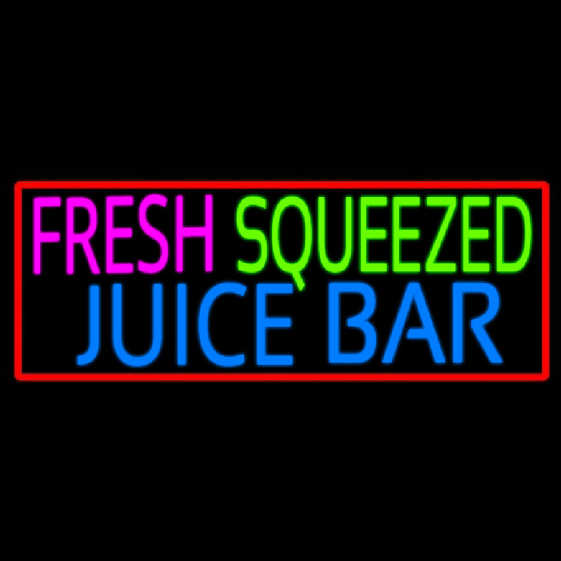 Fresh Squeezed Juice Bar Neontábla