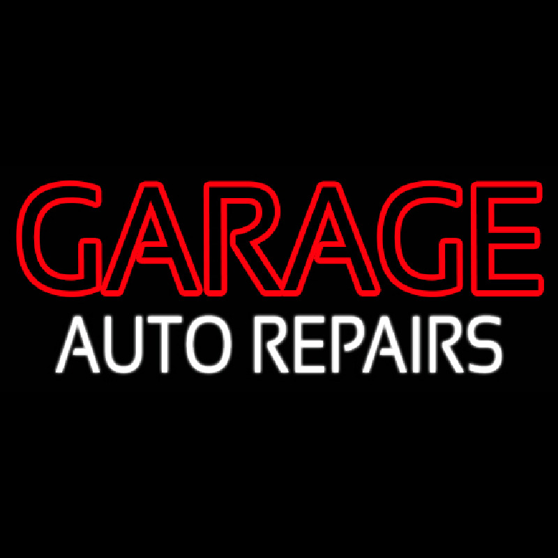 Garage Auto Repairs Neontábla