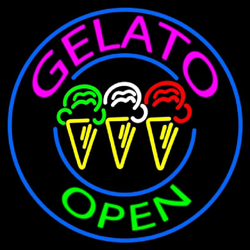 Gelato Neontábla