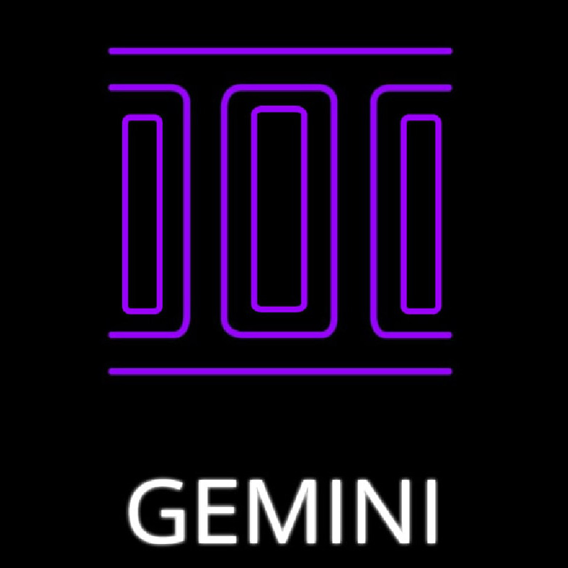 Gemini Icon Neontábla