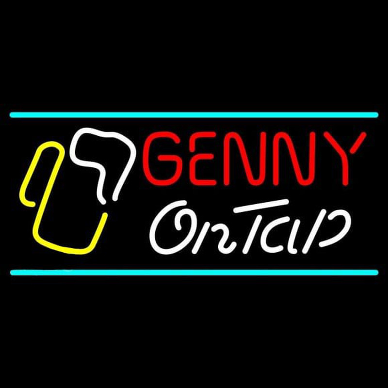 Genny On Tap Neontábla