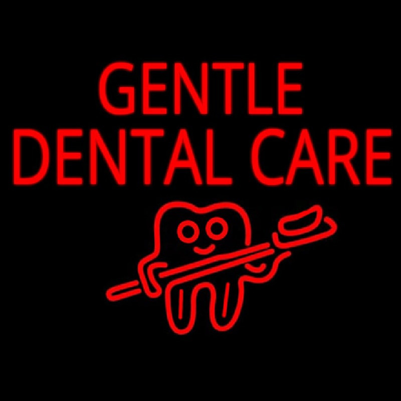 Gentle Dental Care Neontábla